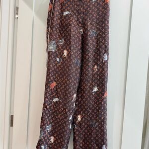 Louis Vuitton Monogram Print Pants